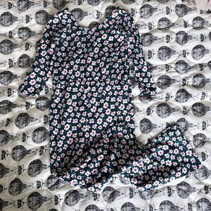 Alice and Ames Girl The Wide Leg Jumpsuit in Garden Party 7 years VGUC